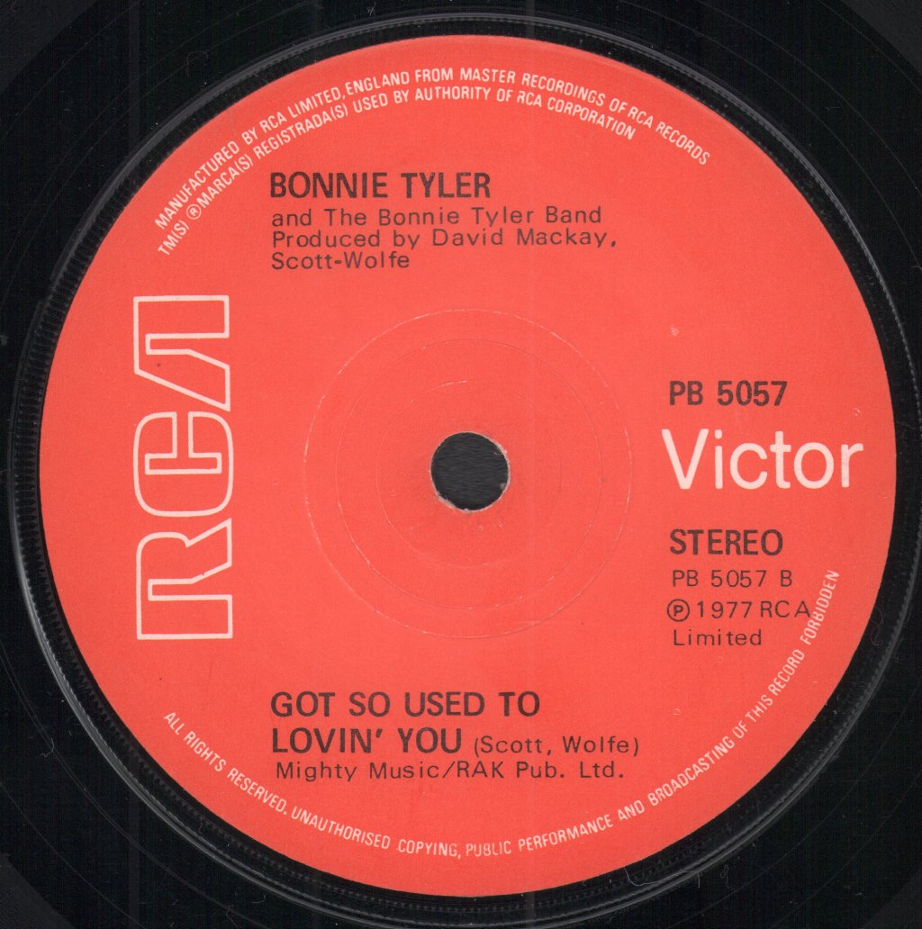 Bonnie Tyler - It's A Heartache - 7 Inch