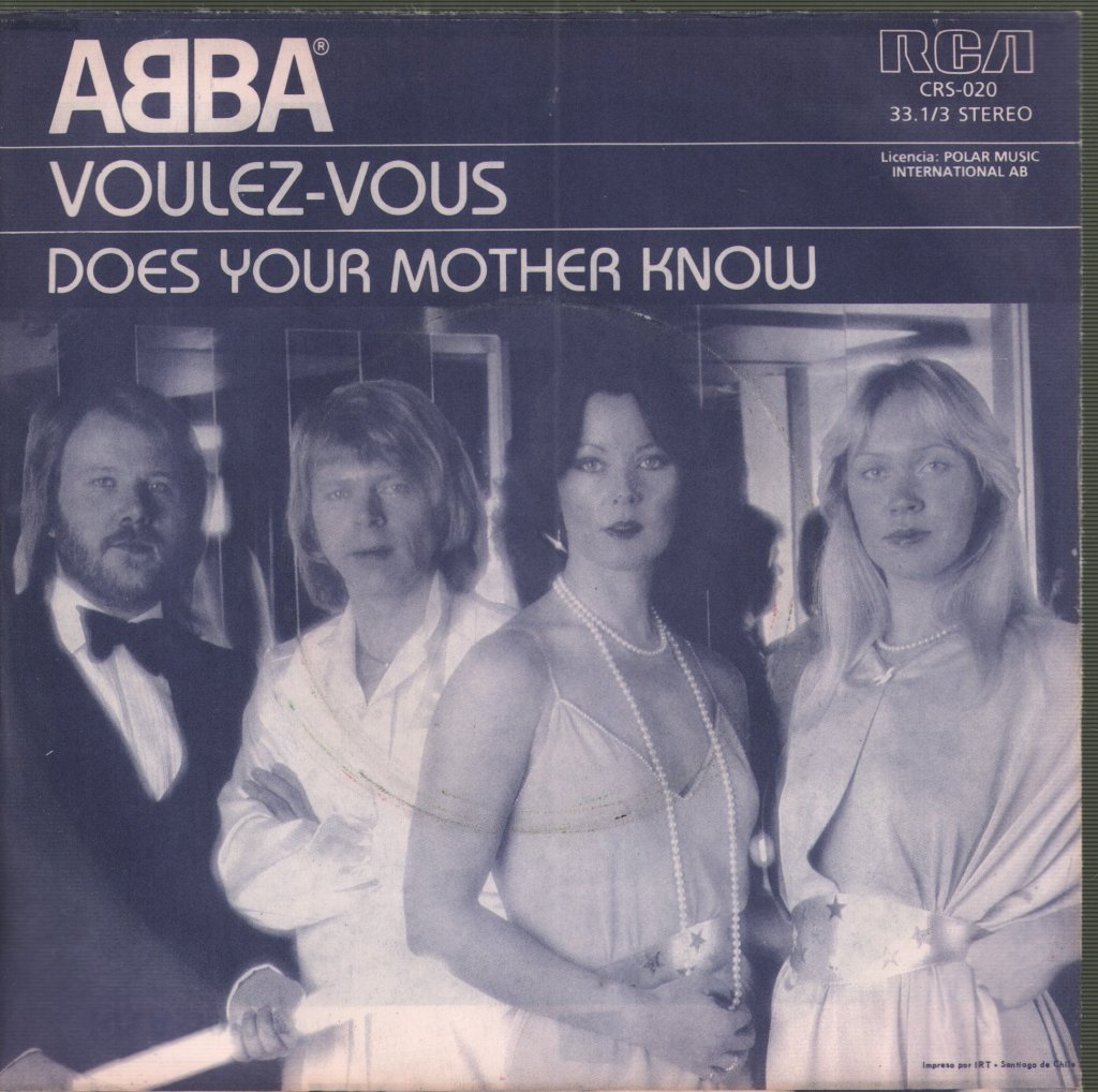 ABBA - Voulez-Vous / Does Your Mother Know - 7 Inch