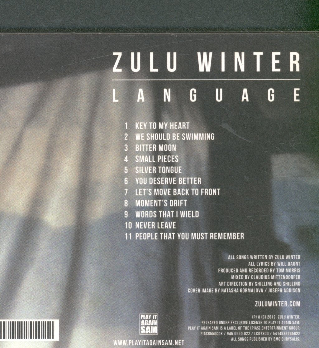 Zulu Winter - Language - Cd