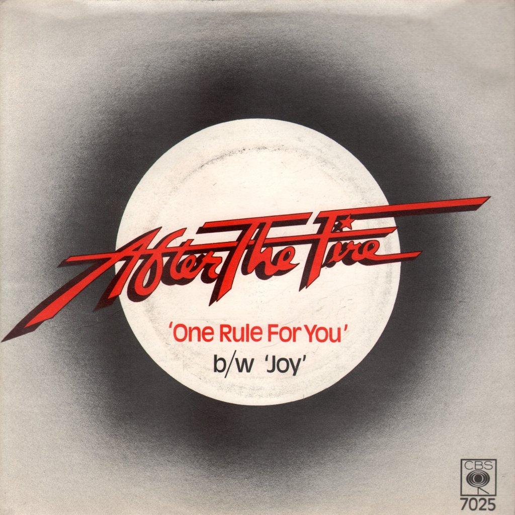 After The Fire - One Rule For You - 7 Inch