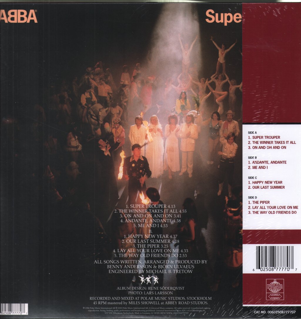 ABBA - Super Trouper - Double Lp