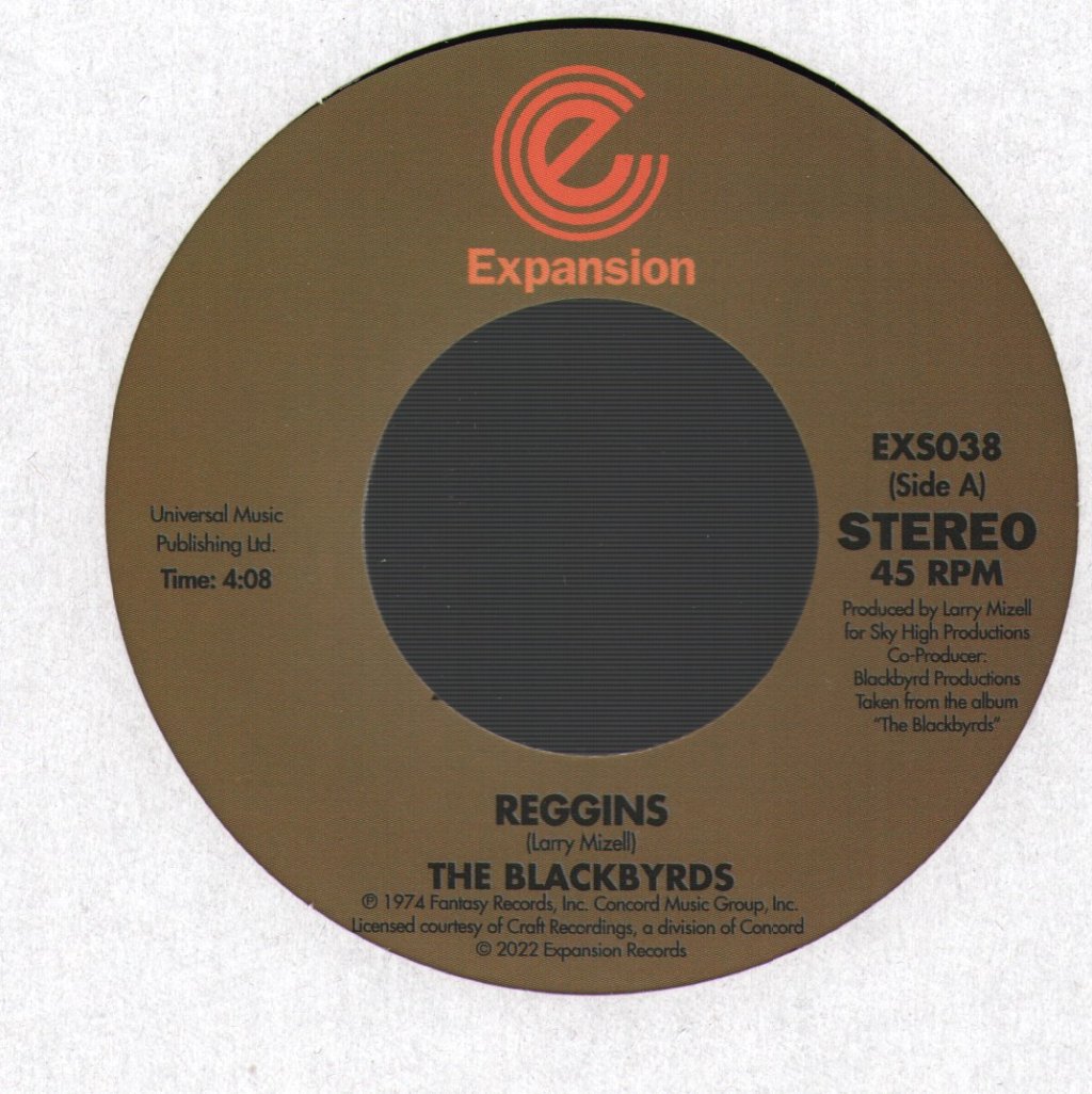 Blackbyrds - Reggins - 7 Inch