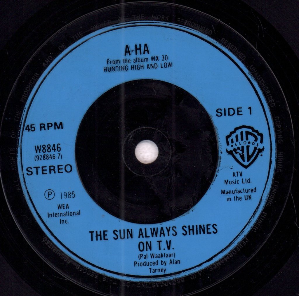 A-Ha - Sun Always Shines On T.v. - 7 Inch