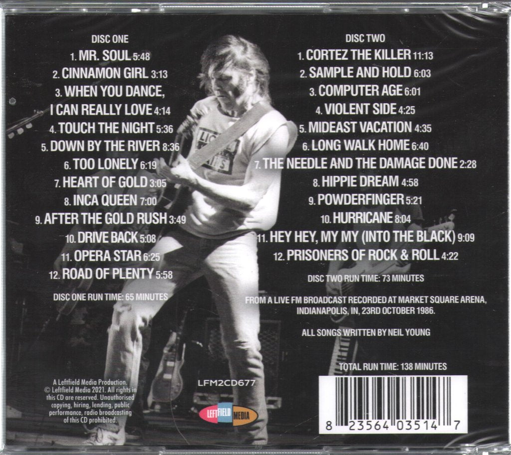 Neil Young - Market Square Arena 1986 - Double Cd