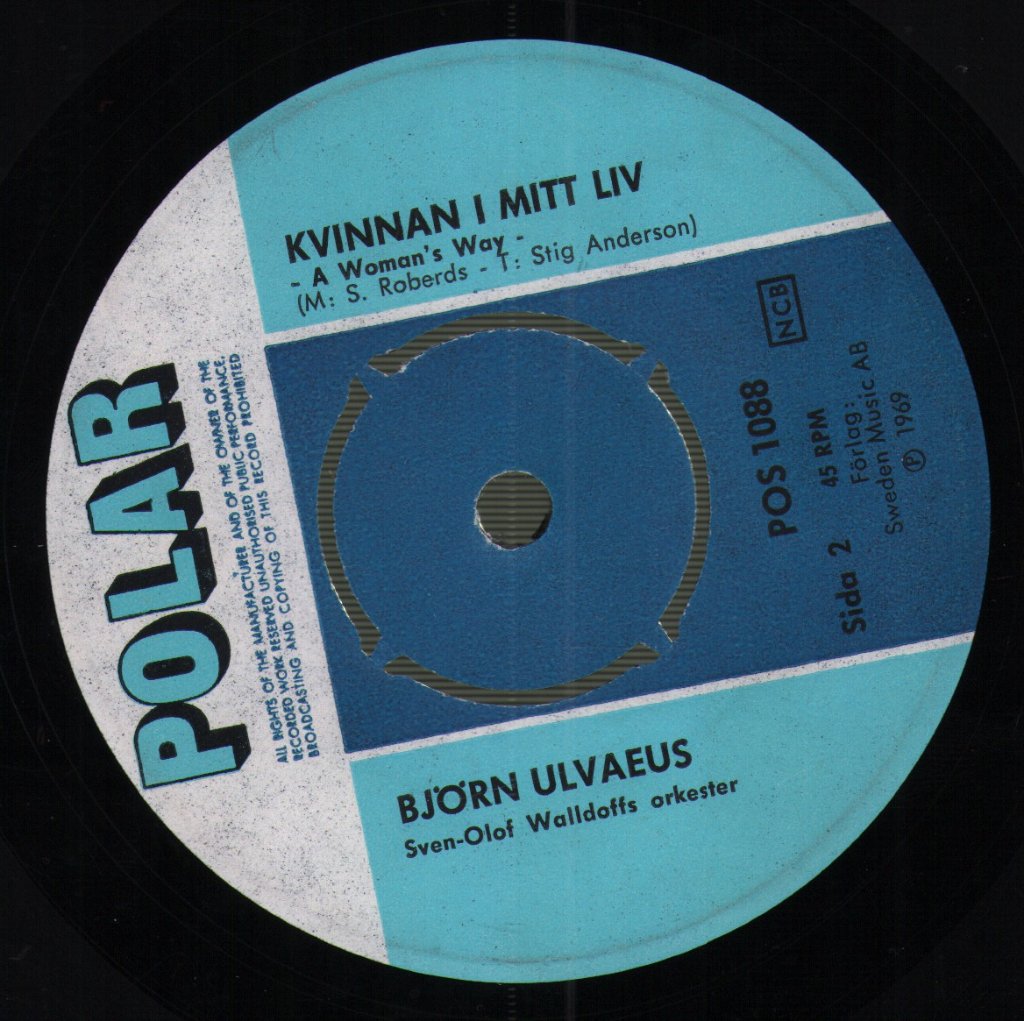 Bjorn Ulvaeus - Partaj-Aj-Aj/Kvinnan I Mitt Liv - 7 Inch