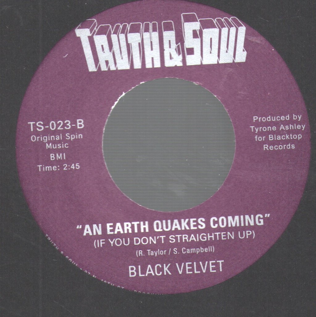 Black Velvet - Is It Me You Really Love - 7 Inch