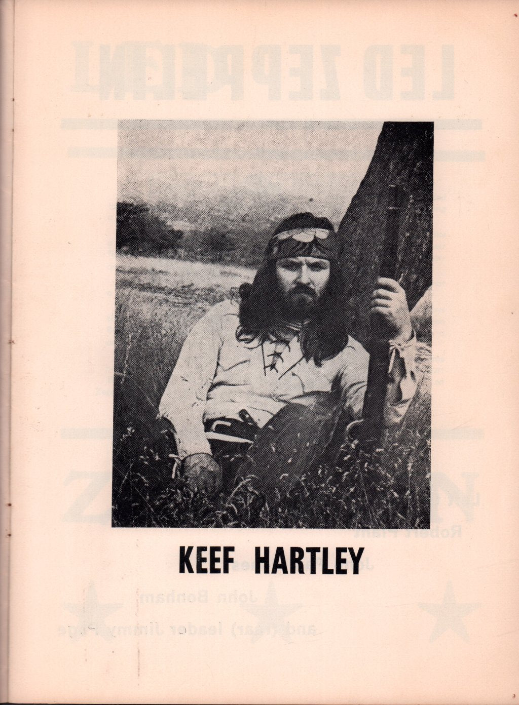 john mayall / keef hartley / led zeppelin / who / humble pie / jethro tull - concert programme - Concert Programme