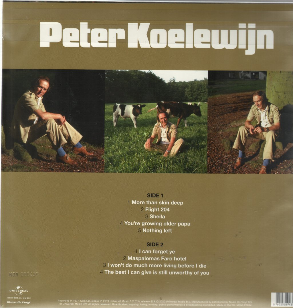 Peter Koelewijn - Best I Can Give Is Still Unworthy Of You - Lp