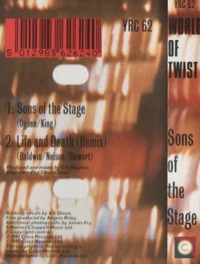 World Of Twist - Sons Of The Stage - Cassette