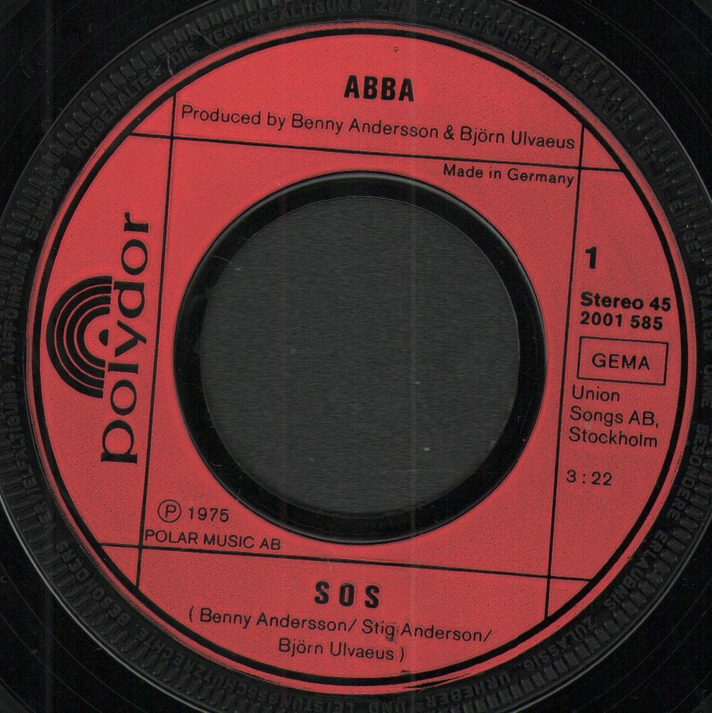 ABBA - S.O.S. - 7 Inch