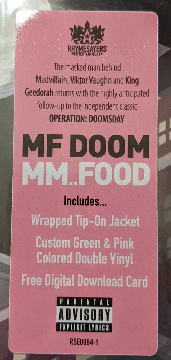 MF DOOM - MM..Food - Double Lp