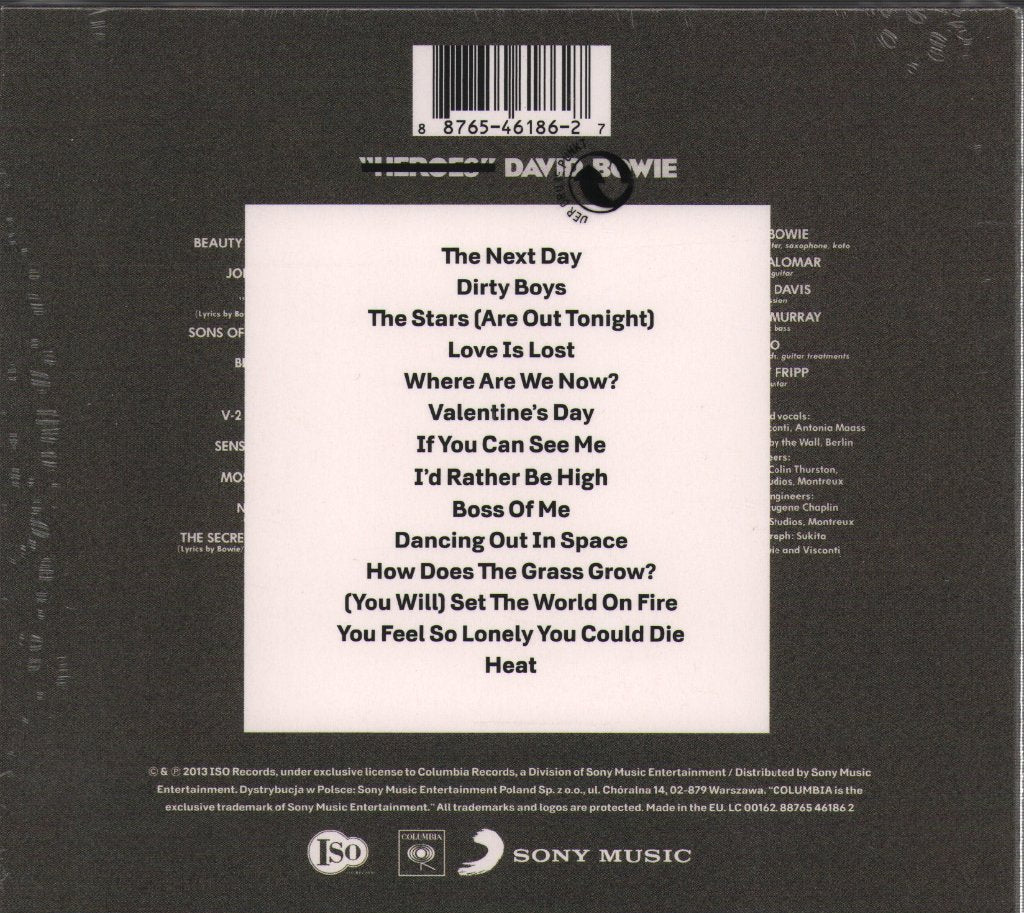 David Bowie - Next Day - Cd