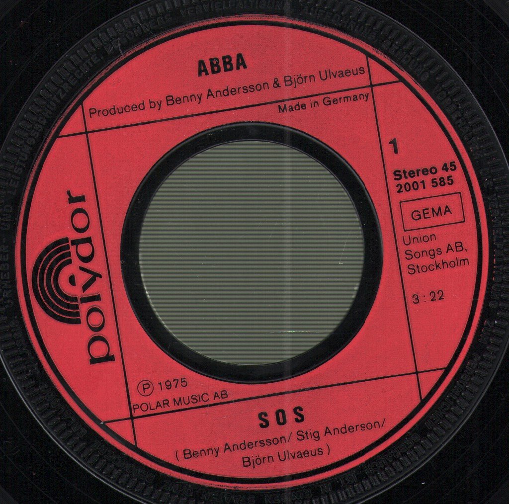 ABBA - S.o.s. - 7 Inch