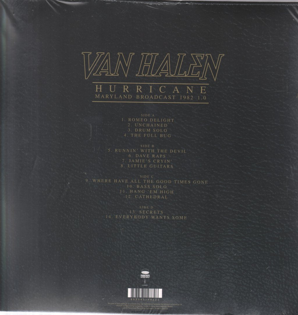 Van Halen - Hurricane - Maryland Broadcast 1982 1.0 - Double Lp