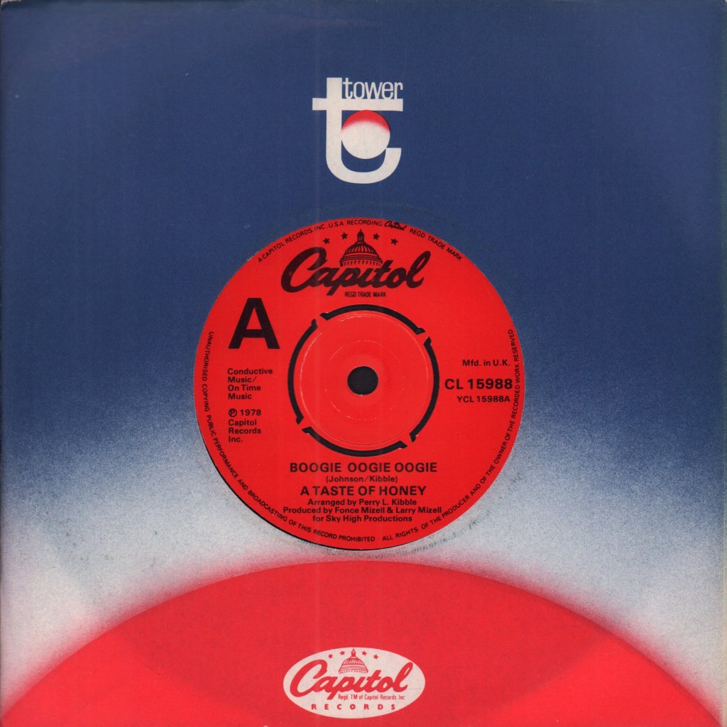 A Taste Of Honey - Boogie Oogie Oogie - 7 Inch