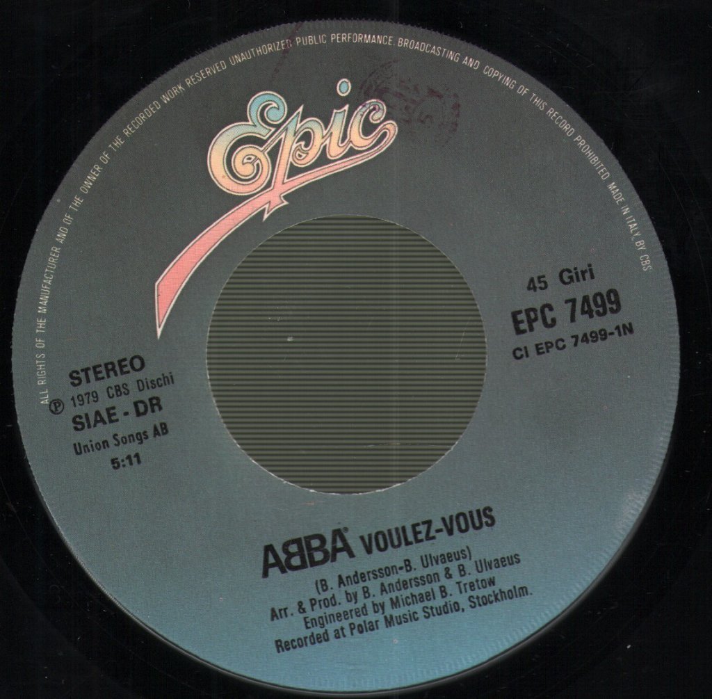 ABBA - Voulez-Vous / Angeleyes - 7 Inch