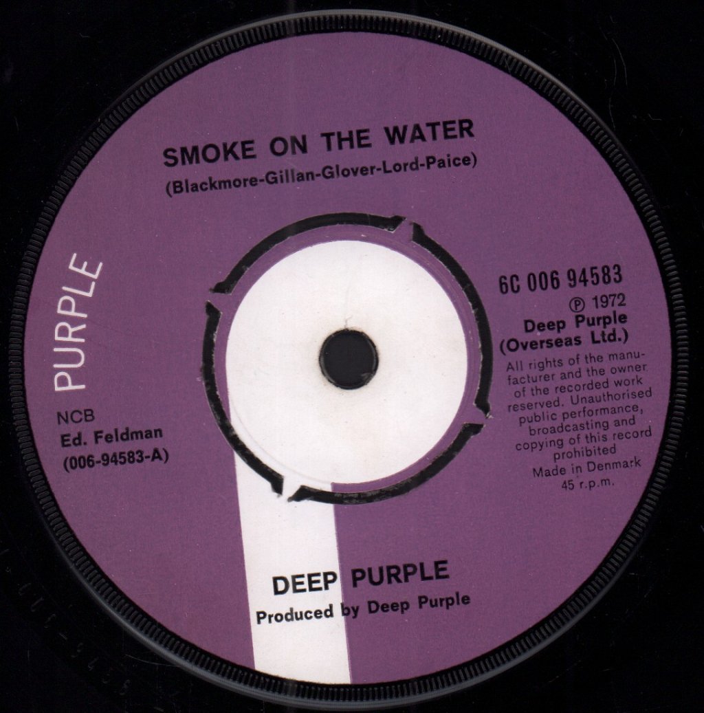 Deep Purple - Smoke On The Water - 7 Inch