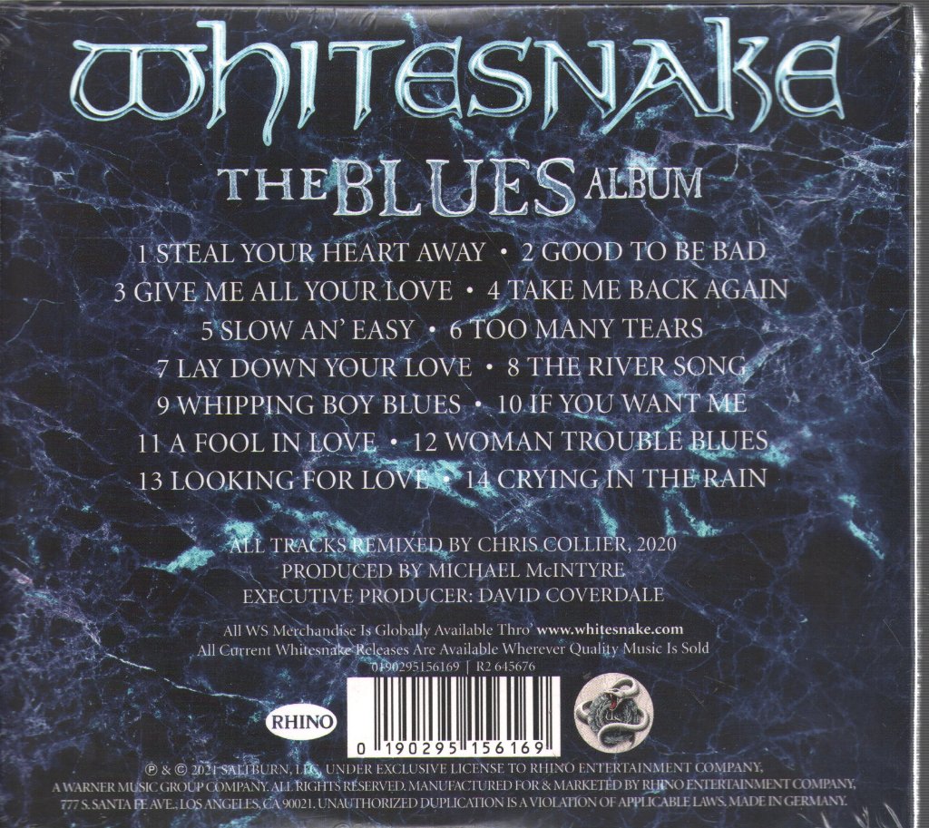 Whitesnake - Blues Album - Cd