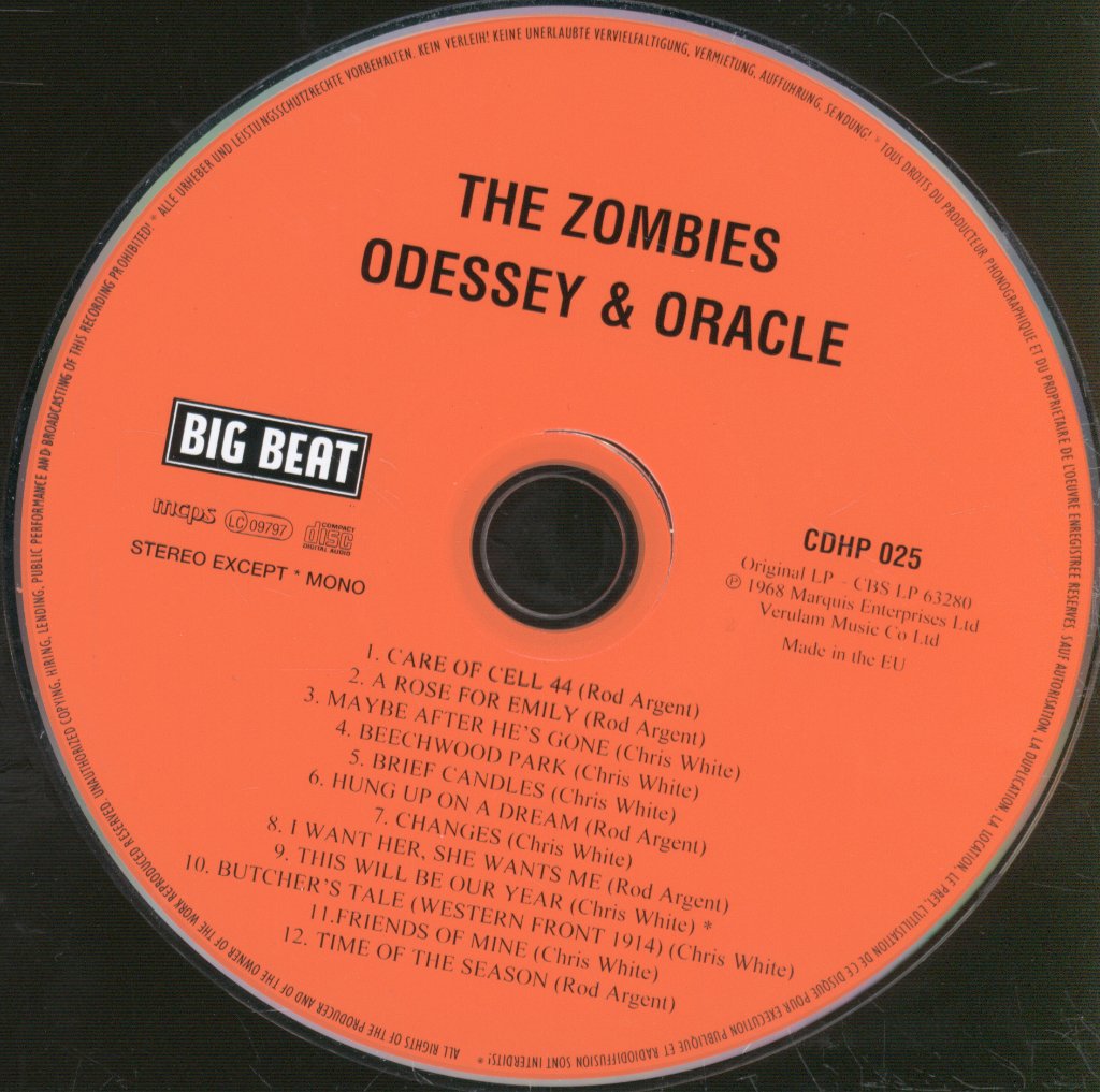 Zombies - Odessey & Oracle - Cd