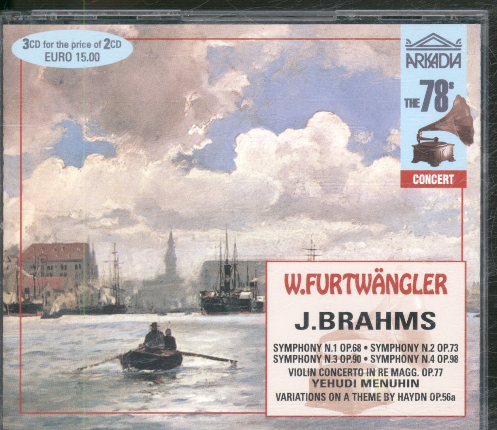 Wilhelm Furtwängler - Brahms - Symphony N 1 - Triple Cd