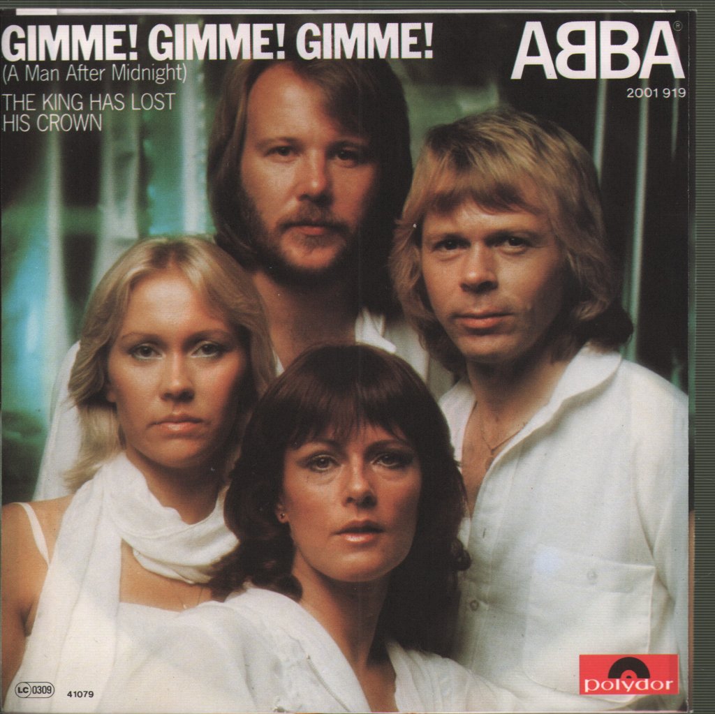 ABBA - Gimme! Gimme! Gimme! (A Man After Midnight) - 7 Inch