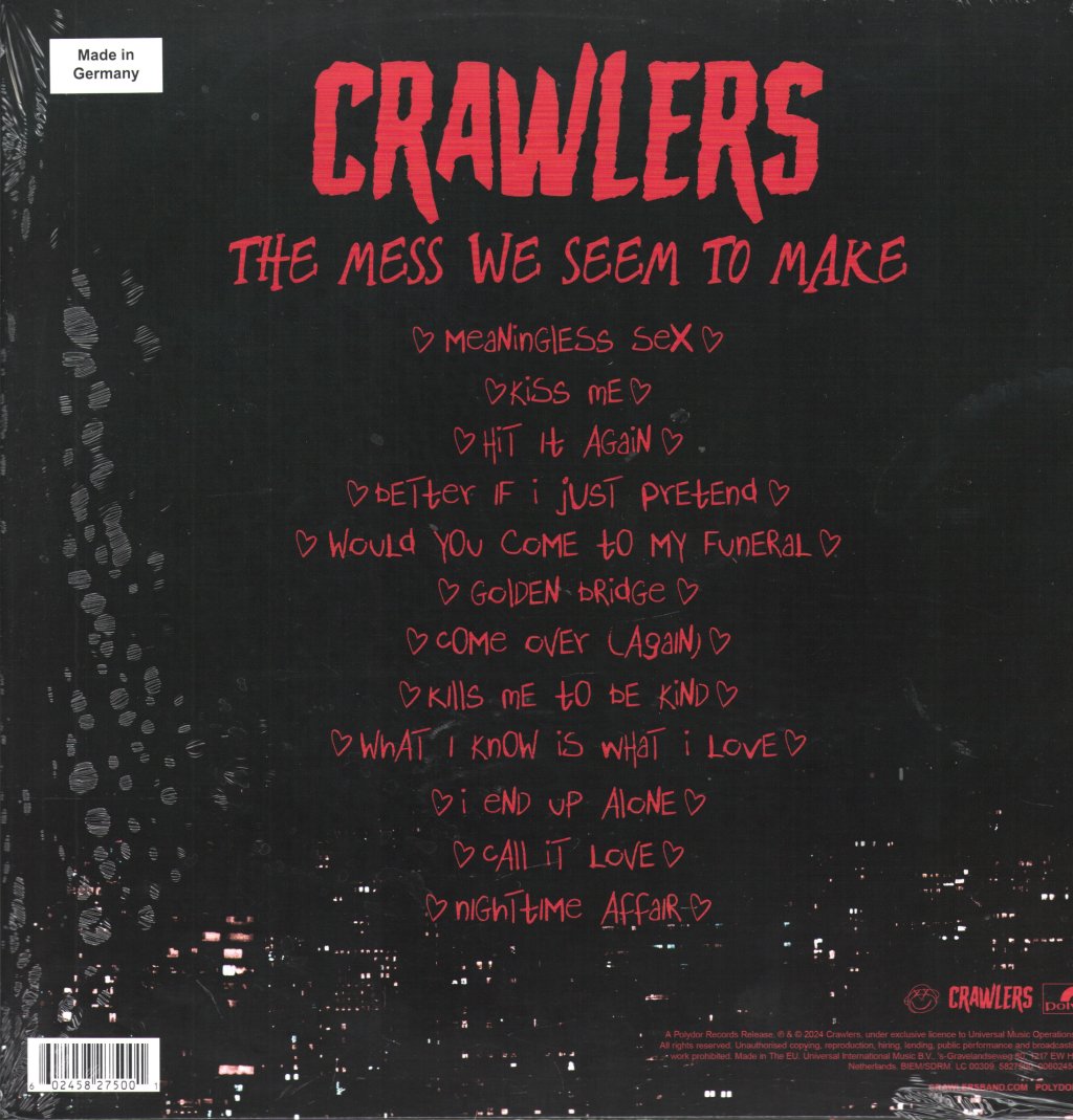 Crawlers - Mess We Seem To Make - Lp