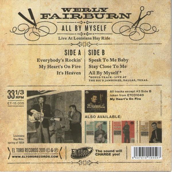 Werly Fairburn - All By Myself - Live At The Louisiana Hay Ride - 7 Inch