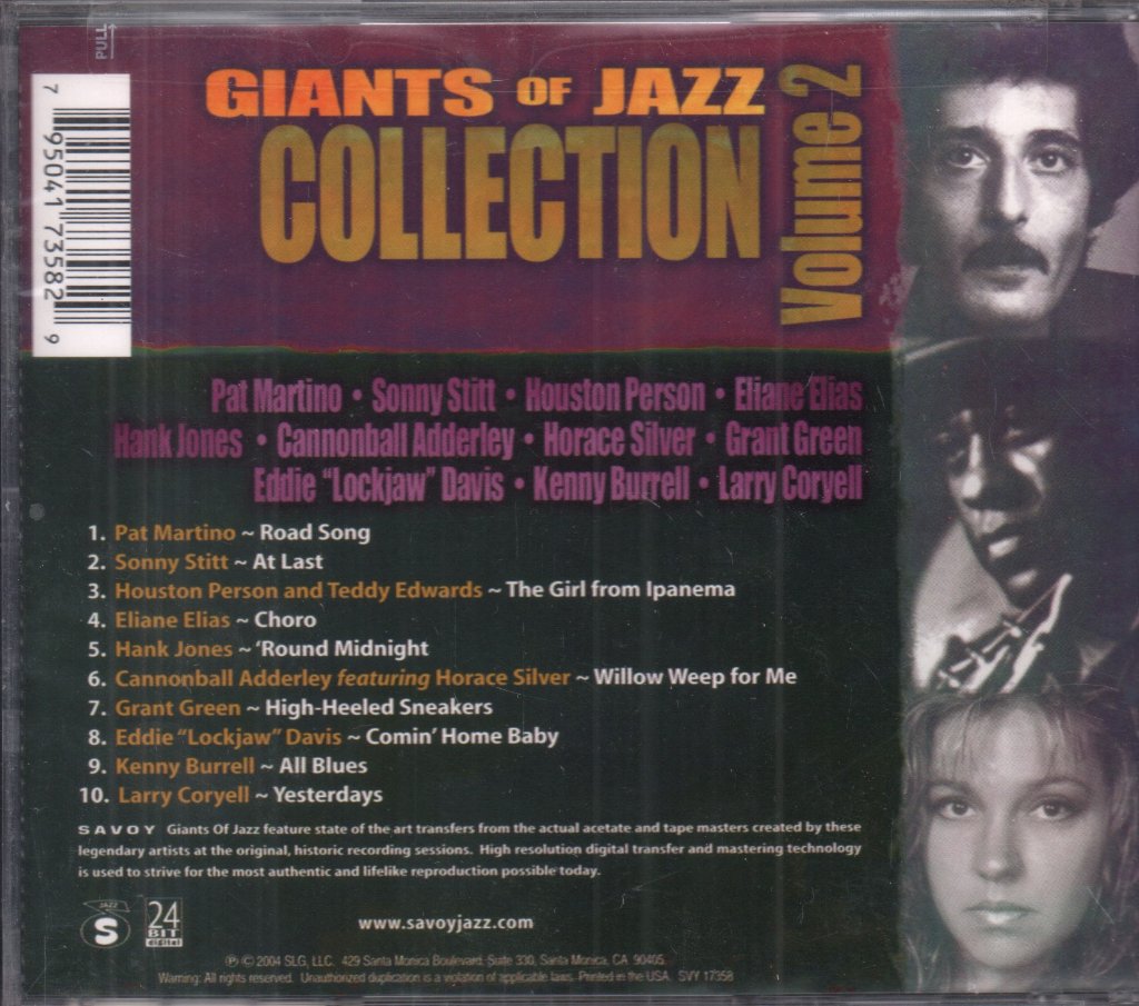 Various Artists - Giants Of Jazz Collection Volume 2 - Cd