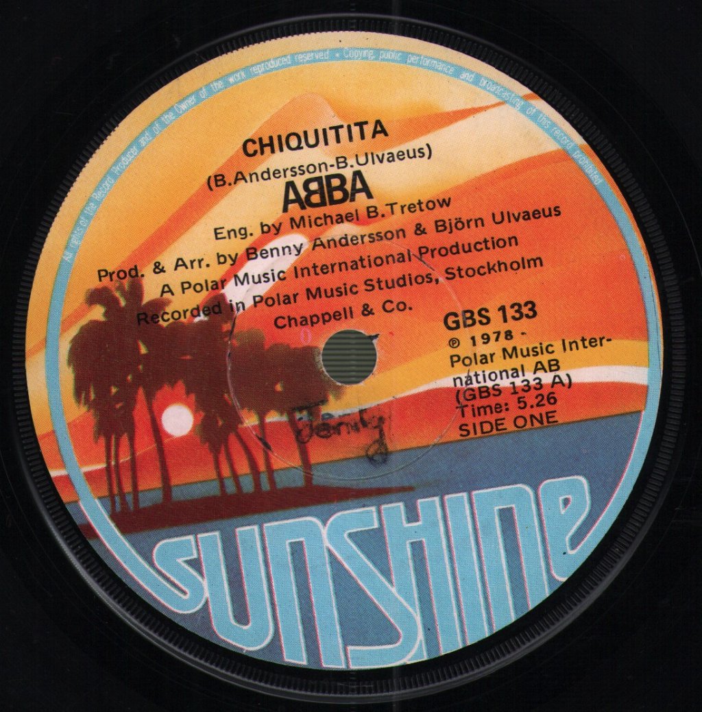 ABBA - Chiquitita - 7 Inch