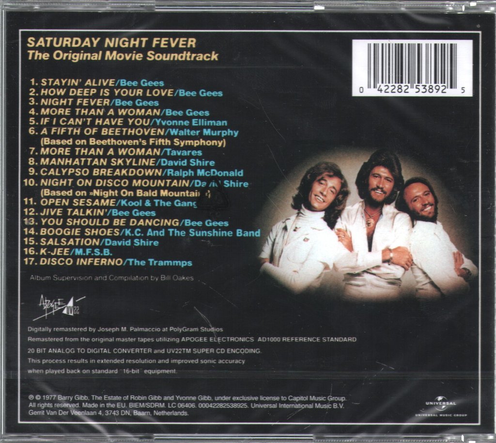 Saturday Night Fever - Original Movie Soundtrack - Cd