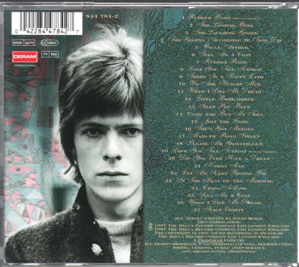 David Bowie - Deram Anthology 1966 - 1968 - Cd