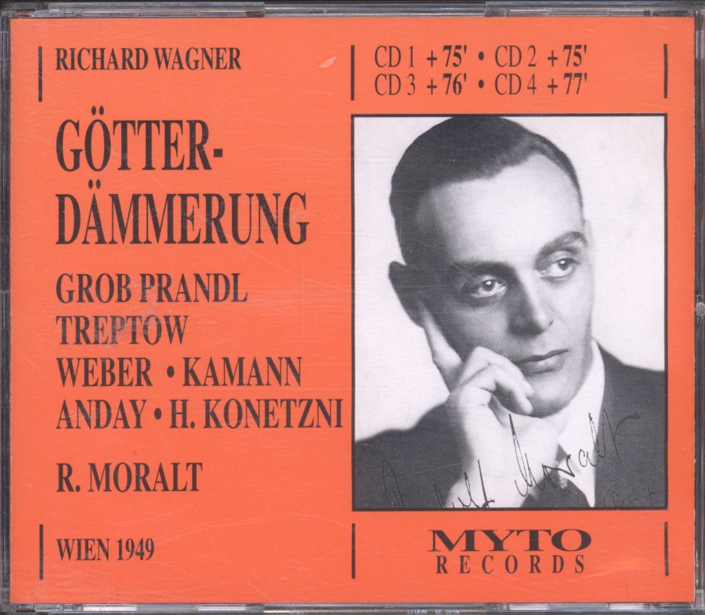 Weiner Symphoniker, Rudolf Moralt - Wagner - Götterdämmerung - Cd Set