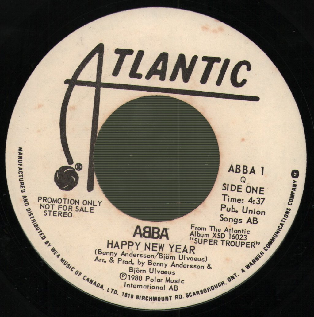 ABBA - Happy New Year - 7 Inch