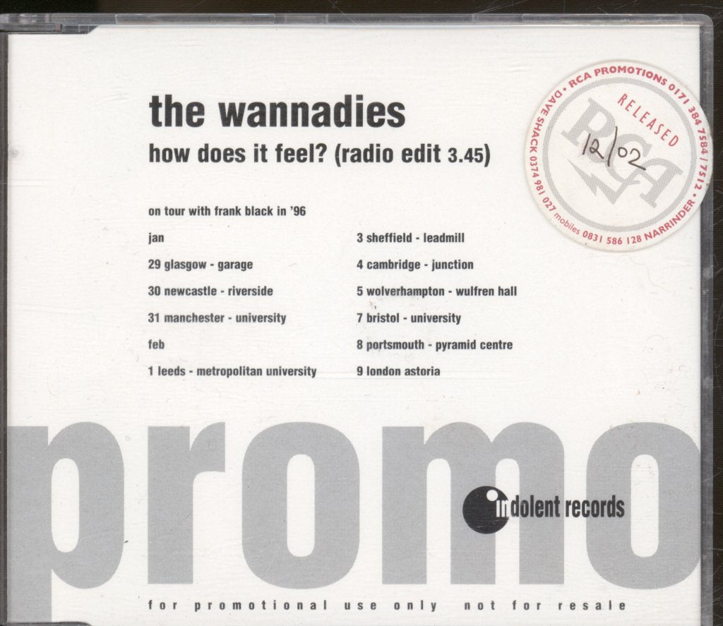 Wannadies - How Does It Feel? - Cd