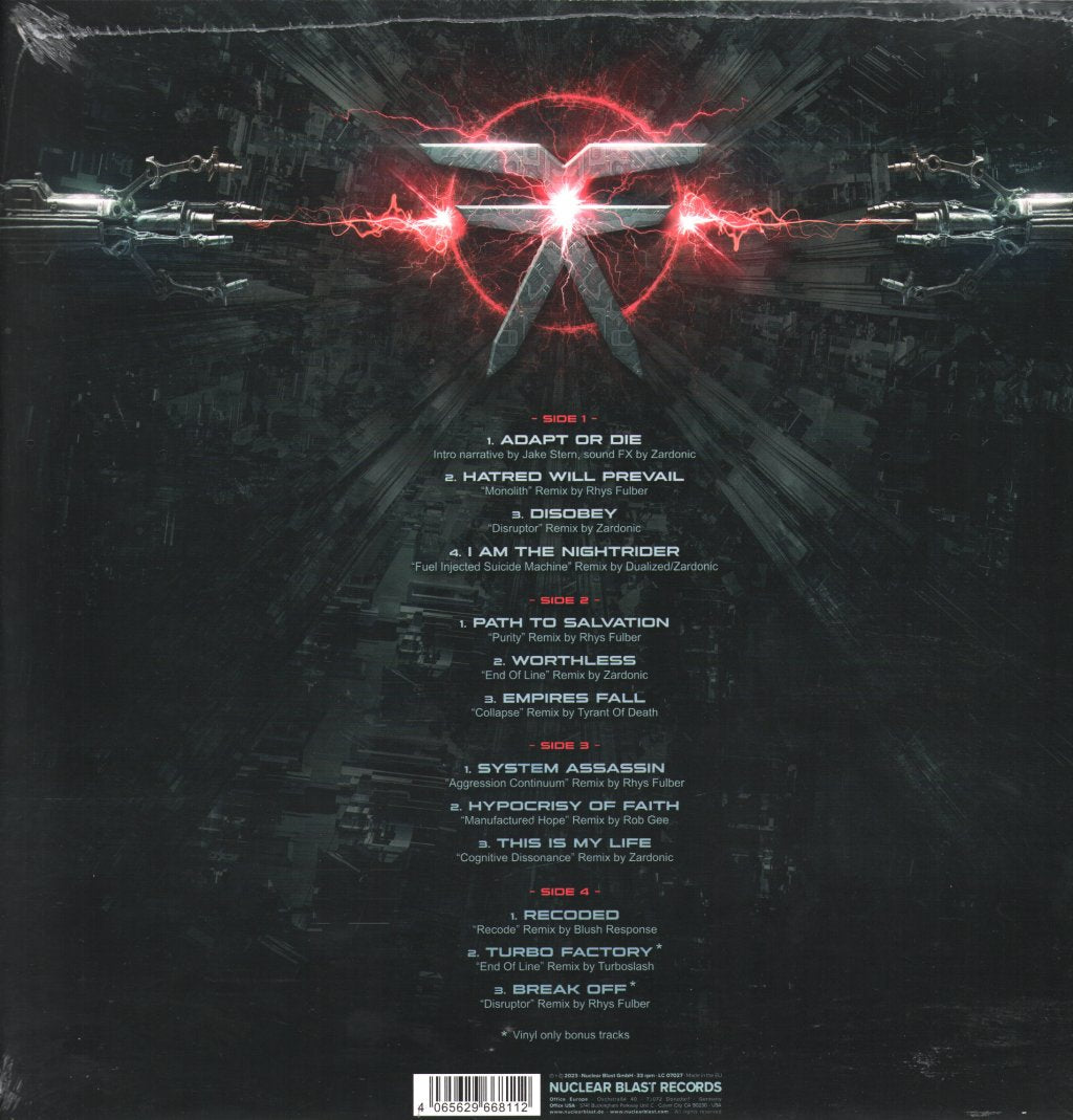 Fear Factory - Recoded (Red Rainbow Splatter) - Double Lp