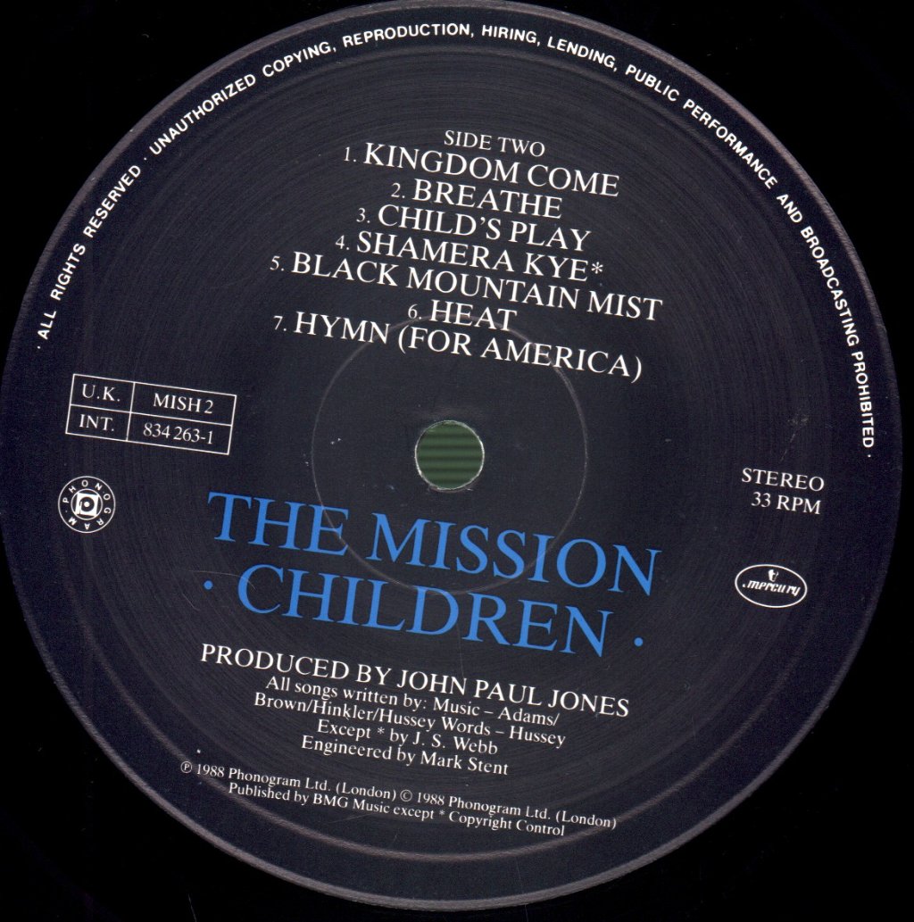 Mission - Children - Lp