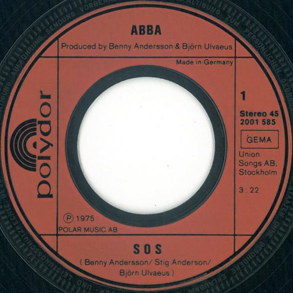 ABBA - S.O.S. - 7 Inch