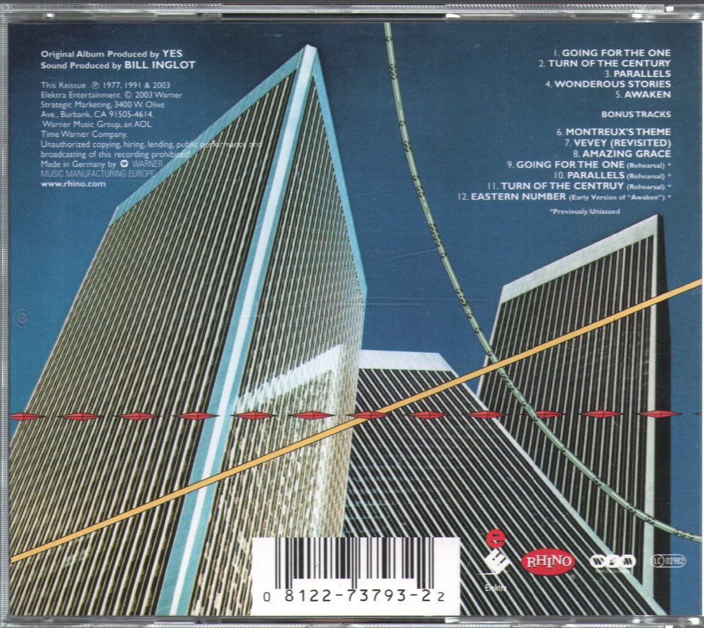 Yes - Going For The One - Cd