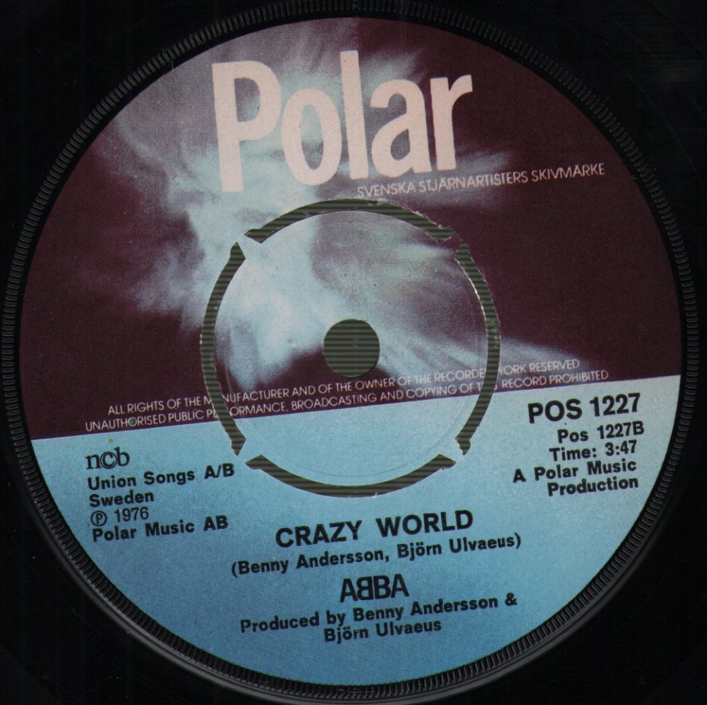 ABBA - Money, Money, Money / Crazy World - 7 Inch