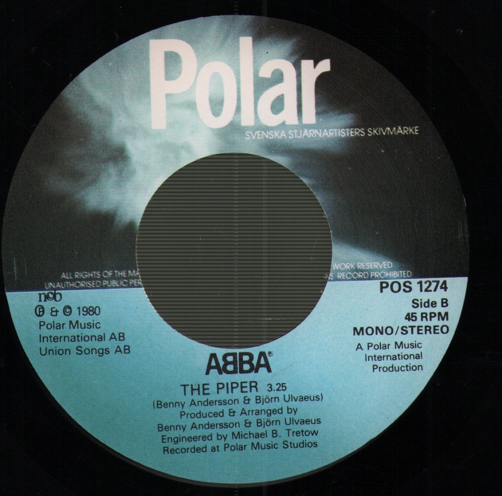 ABBA - Super Trouper / The Piper - 7 Inch