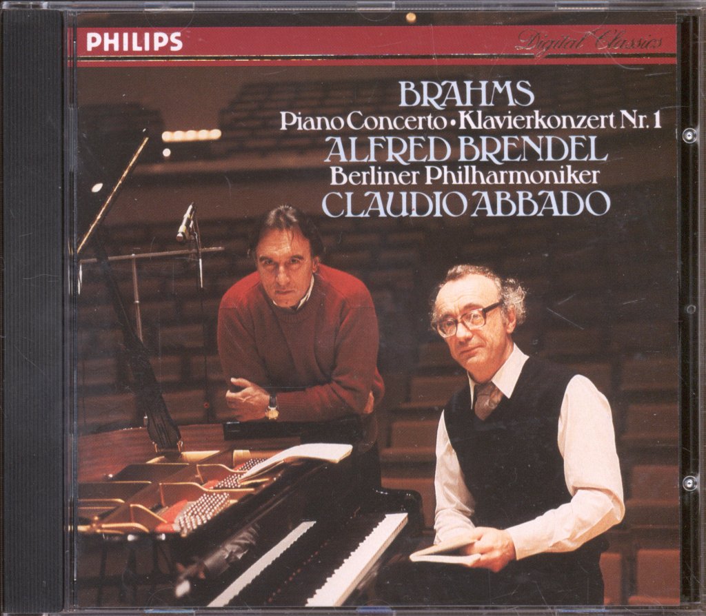 Alfred Brendel, Berliner Philharmoniker - Brahms - Piano Concerto = Klavierkonzert Nr. 1 - Cd