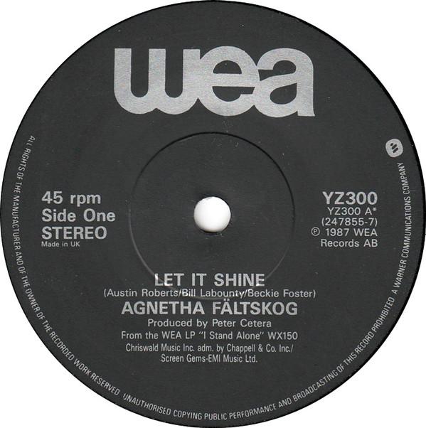 Agnetha Fältskog - Let It Shine - 7 Inch