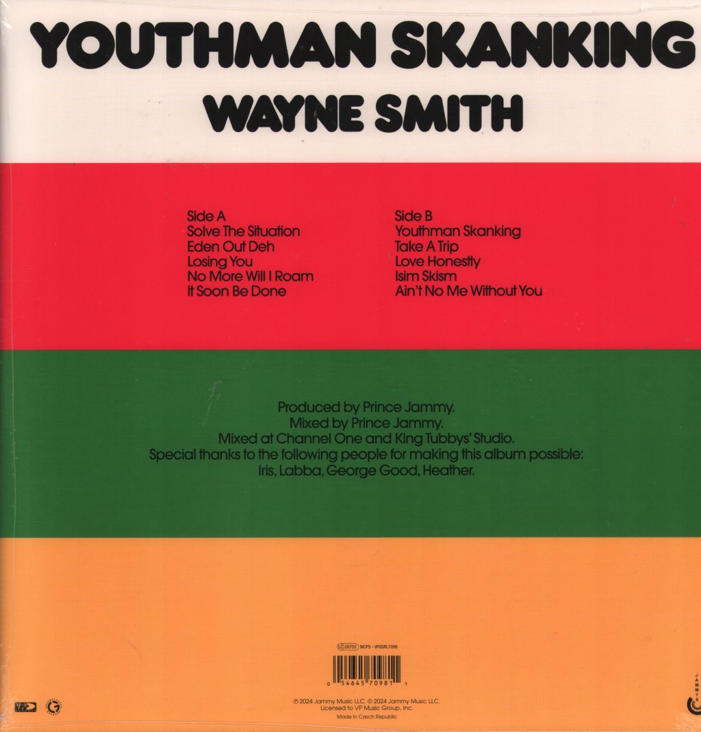 Wayne Smith - Youthman Skanking - Lp