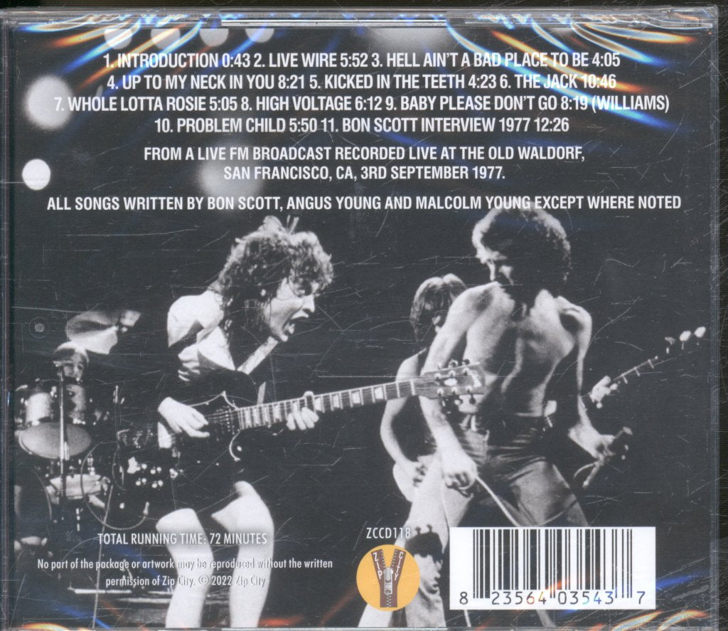 AC/DC - 1977 - The Classic West Coast Broadcast - Cd