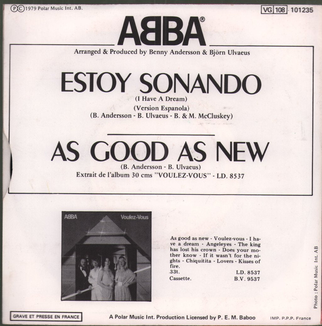 ABBA - Estoy Soñando - 7 Inch