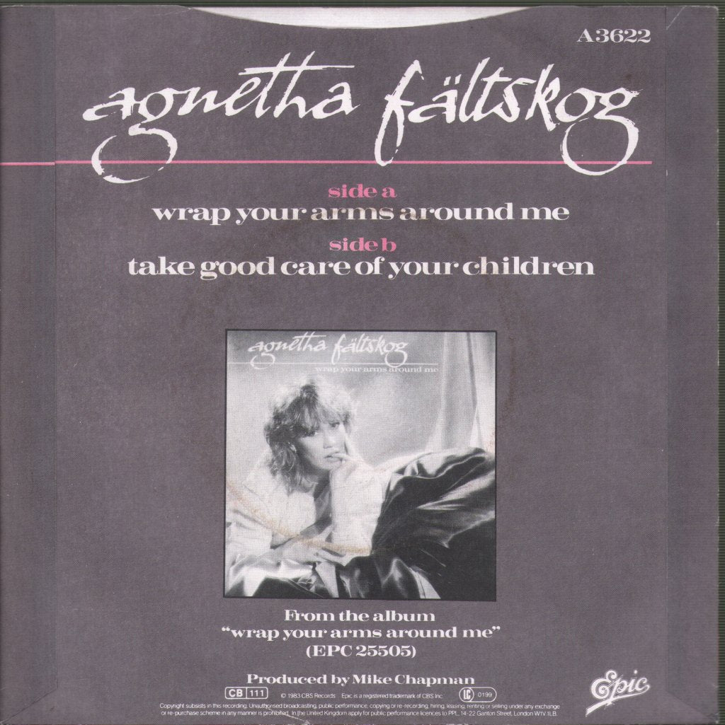 Agnetha Fältskog - Wrap Your Arms Around Me - 7 Inch