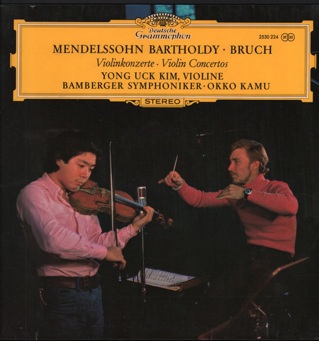 Yong Uck Kim / Okko Kamu / Bamberg Symphony Orchestra - Mendelssohn / Bruch - Violin Concerto - Lp