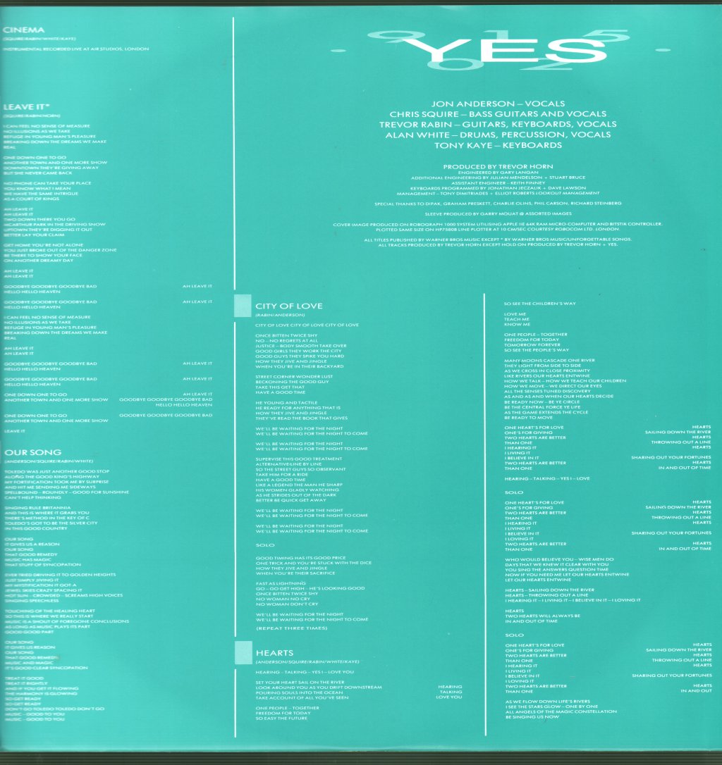 Yes - 90125 - Lp