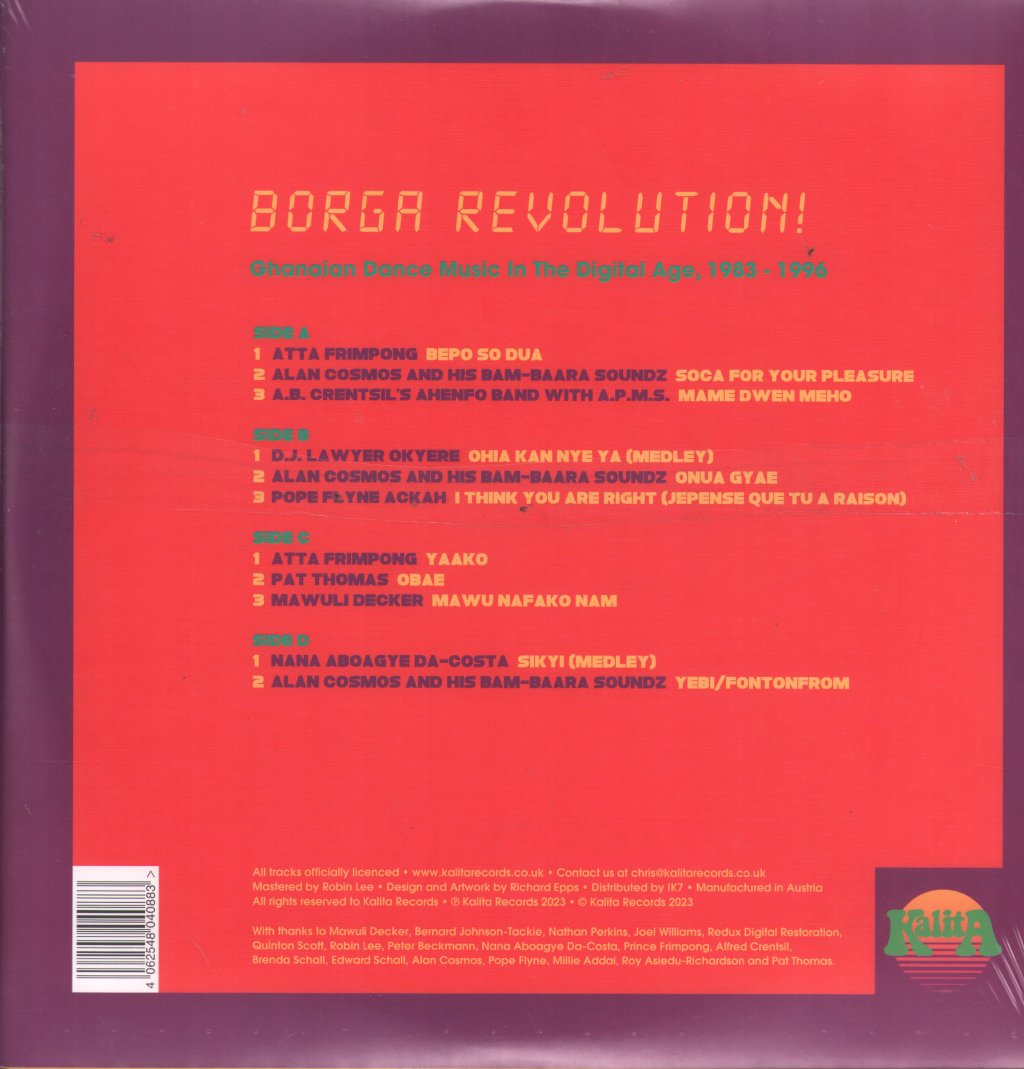 Various Artists - Borga Revolution! (Ghanaian Dance Music In The Digital Age, 1983-1996) (Volume 2) - Double Lp