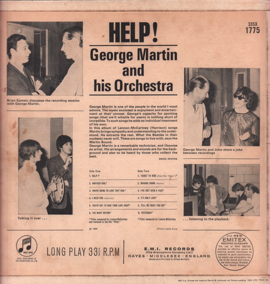 George Martin And His Orchestra - Help - Lp